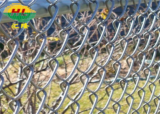 Hot Dip Galvanized Zinc Coated Diamond Mesh Chain Link Fence 6ft 8ft 15m Roll