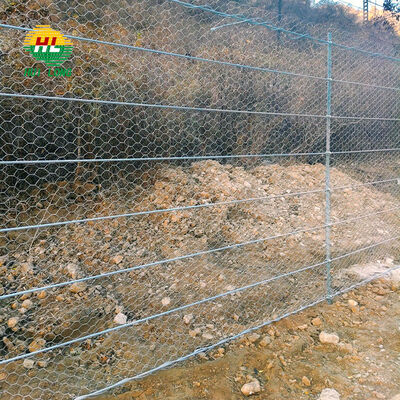 Industrial Anti Drone Fence System Galvanized High Tensile Wire Mesh With Steel Posts For Fuel Farms And Transformers