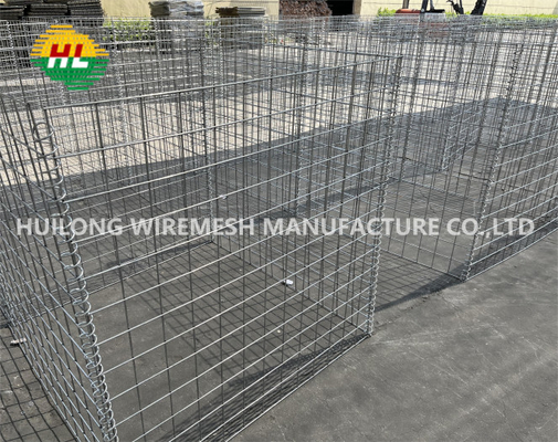 20 Cells Hesco Defensive Barriers Bastion Wall 2.21m Height 1.52m Width 32.5m Length Mil10