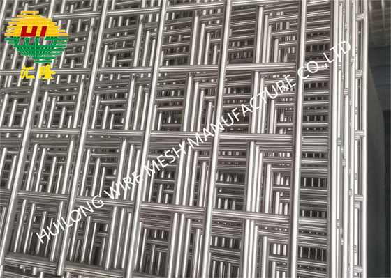 304 Stainless Steel Bright Silver Welded Wire Mesh Panels 5mm Diameter
