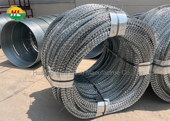 In stock High-Security 1100mm Egoza steel Concertina Razor Wire system