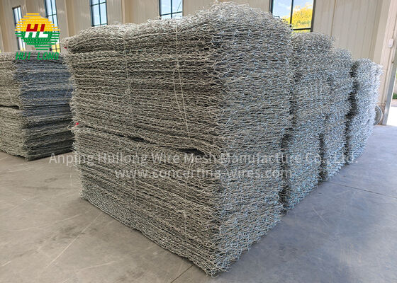 Muro Gaviones Hexagonal Galvanizado En Stock Para Obra Civil Ingenieria Proteccion Taludes Control Erosion Envio Inmediato