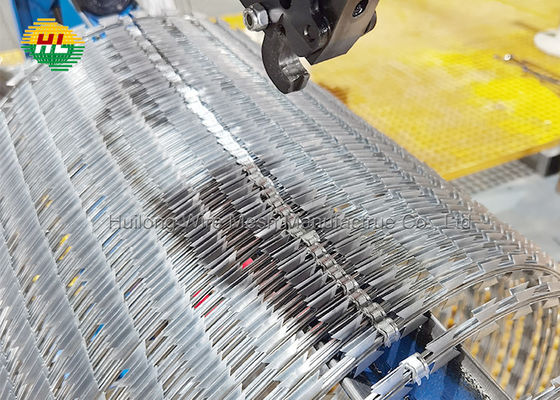 Hot Galvanized Barbed Wire Tape 300 500 700 900mm coil diameter