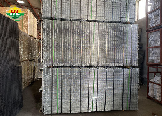 Rectangular Welded Wire Mesh Panels 50x200mm For Concrete Construction Reinforcing