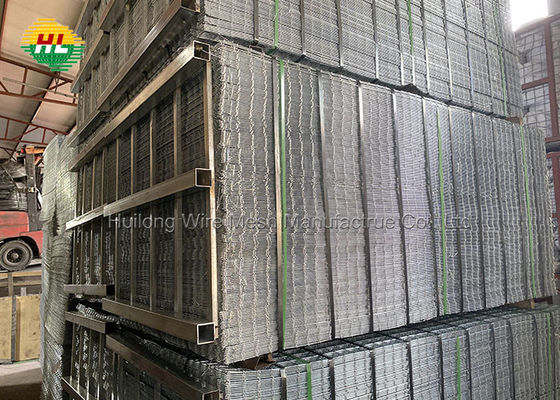 Rectangular Welded Wire Mesh Panels 50x200mm For Concrete Construction Reinforcing