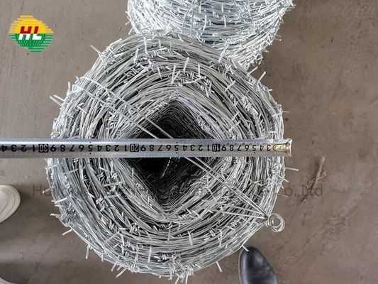 Double Twist High Tensile Barbed Wire Anti Climbing 12x14