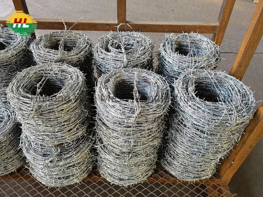 Double Twist High Tensile Barbed Wire Anti Climbing 12x14