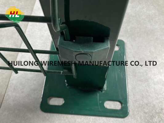 Green Powder Coating 8 Ft Welded Wire Fencing 3d