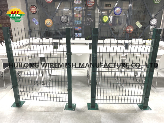 Green Powder Coating 8 Ft Welded Wire Fencing 3d