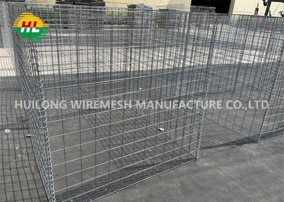 Hesco Explosion Proof Defensive Barriers Wall Filled With Sand For Blast Mitigation