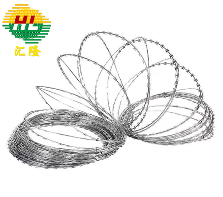 La défense militaire galvanisée BTO-18 Concertina Razor Wire
