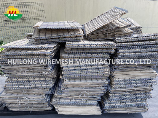 Mur défensif galvanisé lourd militaire des barrières 4mm 50x50mm de Hesco